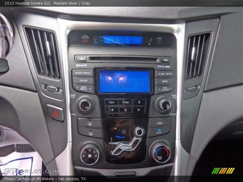 Radiant Silver / Gray 2013 Hyundai Sonata GLS