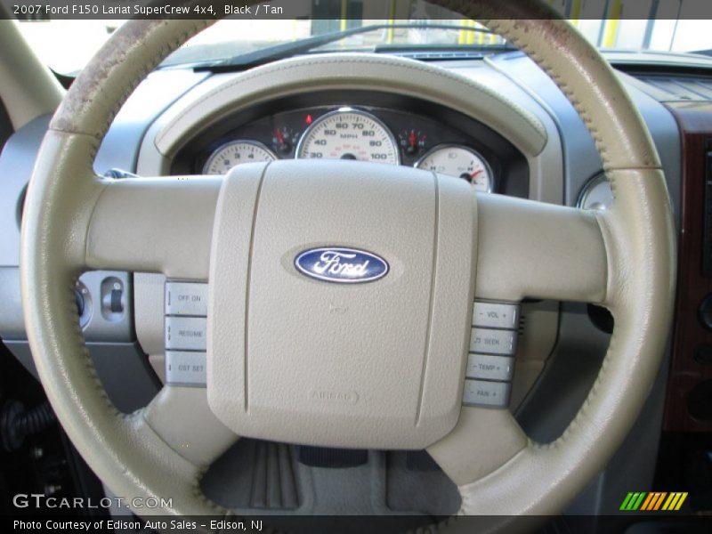 Black / Tan 2007 Ford F150 Lariat SuperCrew 4x4
