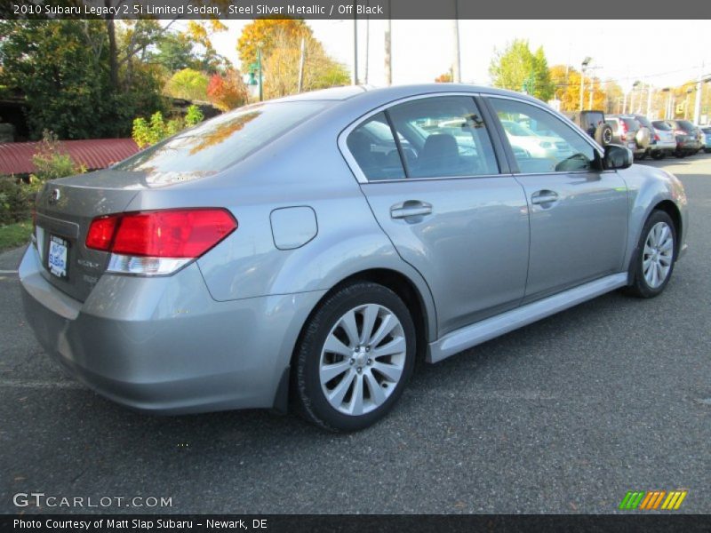 Steel Silver Metallic / Off Black 2010 Subaru Legacy 2.5i Limited Sedan