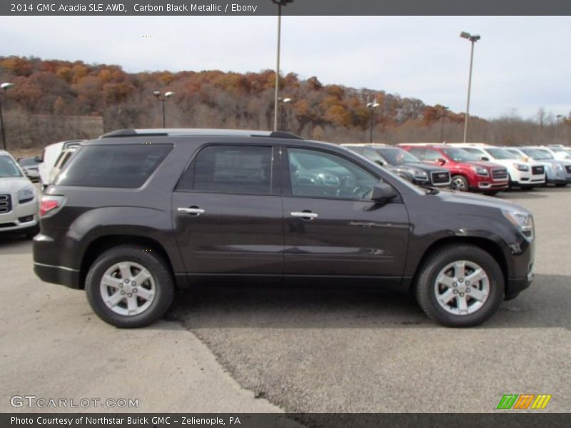 Carbon Black Metallic / Ebony 2014 GMC Acadia SLE AWD