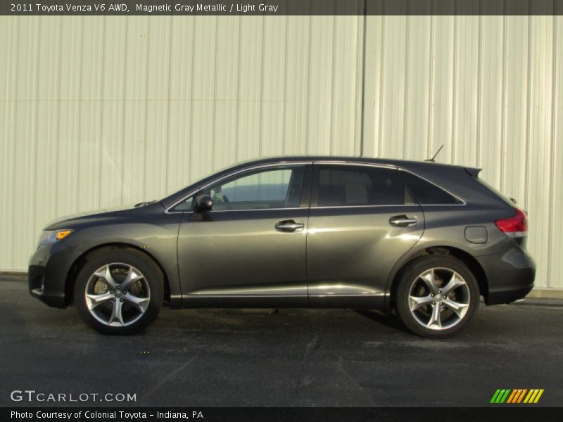 Magnetic Gray Metallic / Light Gray 2011 Toyota Venza V6 AWD