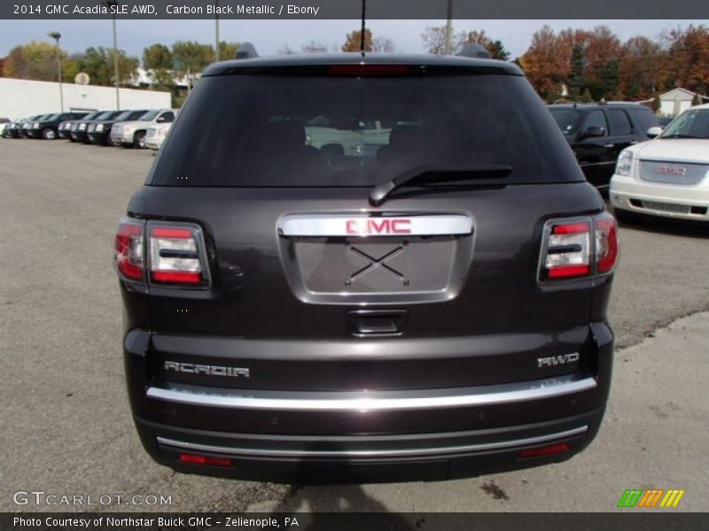 Carbon Black Metallic / Ebony 2014 GMC Acadia SLE AWD