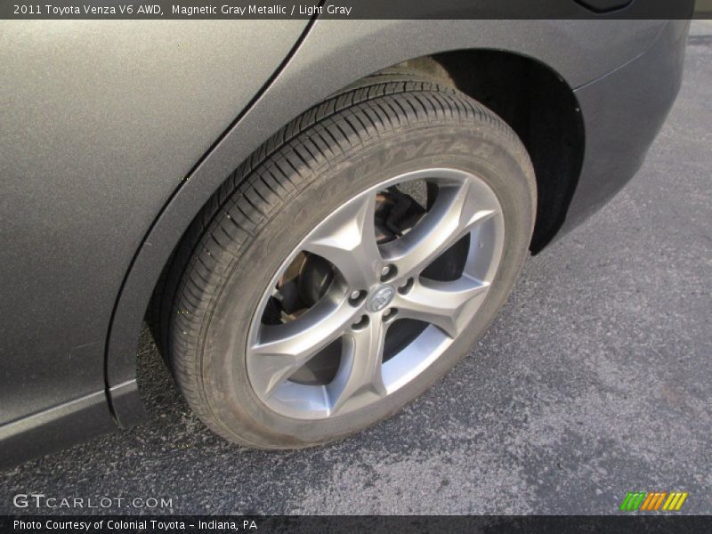 Magnetic Gray Metallic / Light Gray 2011 Toyota Venza V6 AWD