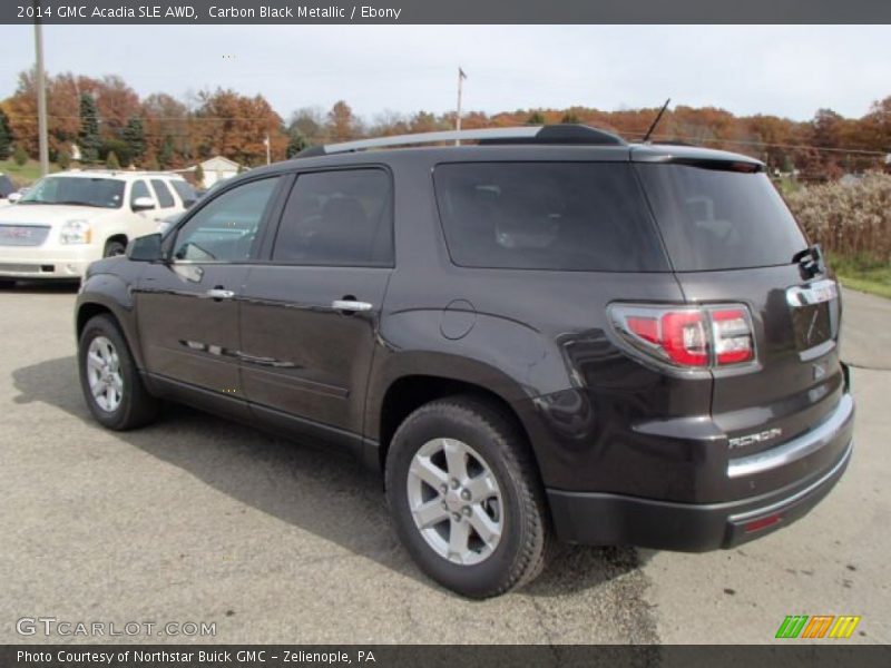 Carbon Black Metallic / Ebony 2014 GMC Acadia SLE AWD