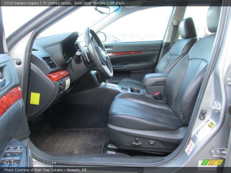 Steel Silver Metallic / Off Black 2010 Subaru Legacy 2.5i Limited Sedan