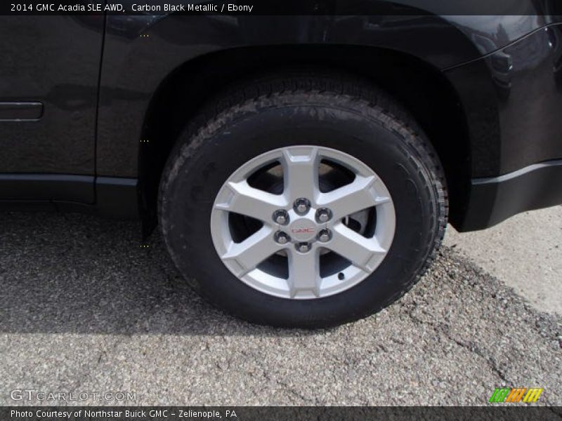 Carbon Black Metallic / Ebony 2014 GMC Acadia SLE AWD