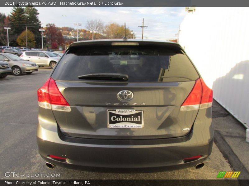 Magnetic Gray Metallic / Light Gray 2011 Toyota Venza V6 AWD
