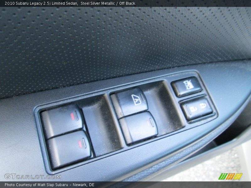 Steel Silver Metallic / Off Black 2010 Subaru Legacy 2.5i Limited Sedan