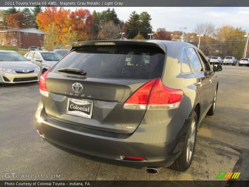 Magnetic Gray Metallic / Light Gray 2011 Toyota Venza V6 AWD