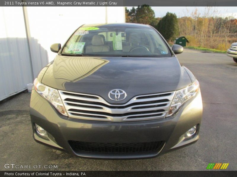 Magnetic Gray Metallic / Light Gray 2011 Toyota Venza V6 AWD