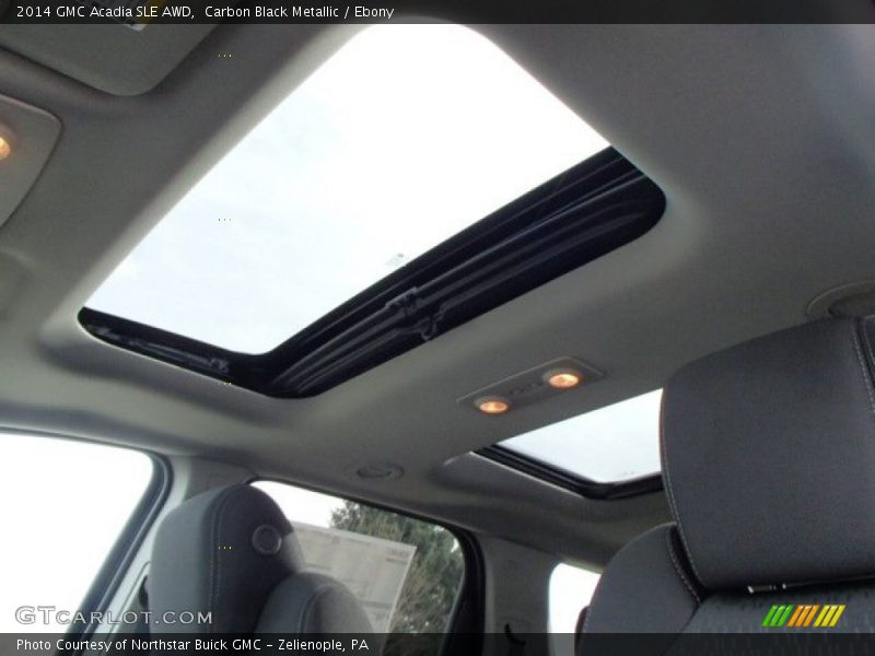 Carbon Black Metallic / Ebony 2014 GMC Acadia SLE AWD