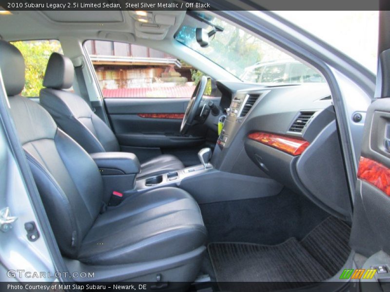 Steel Silver Metallic / Off Black 2010 Subaru Legacy 2.5i Limited Sedan