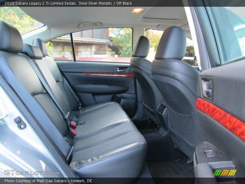 Steel Silver Metallic / Off Black 2010 Subaru Legacy 2.5i Limited Sedan