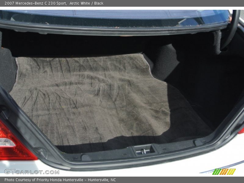 Arctic White / Black 2007 Mercedes-Benz C 230 Sport