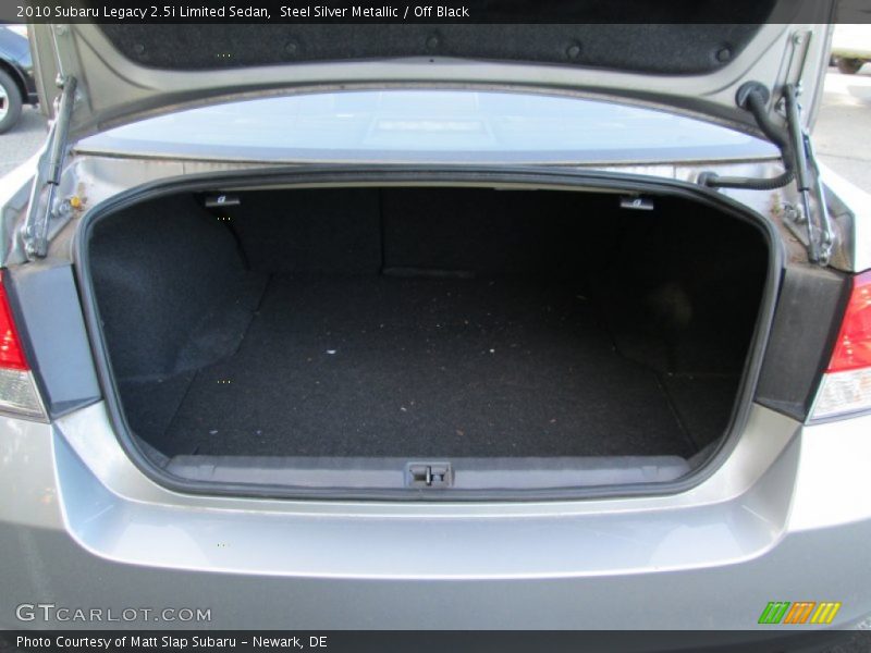 Steel Silver Metallic / Off Black 2010 Subaru Legacy 2.5i Limited Sedan