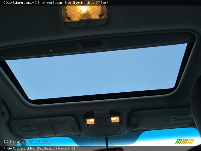 Steel Silver Metallic / Off Black 2010 Subaru Legacy 2.5i Limited Sedan