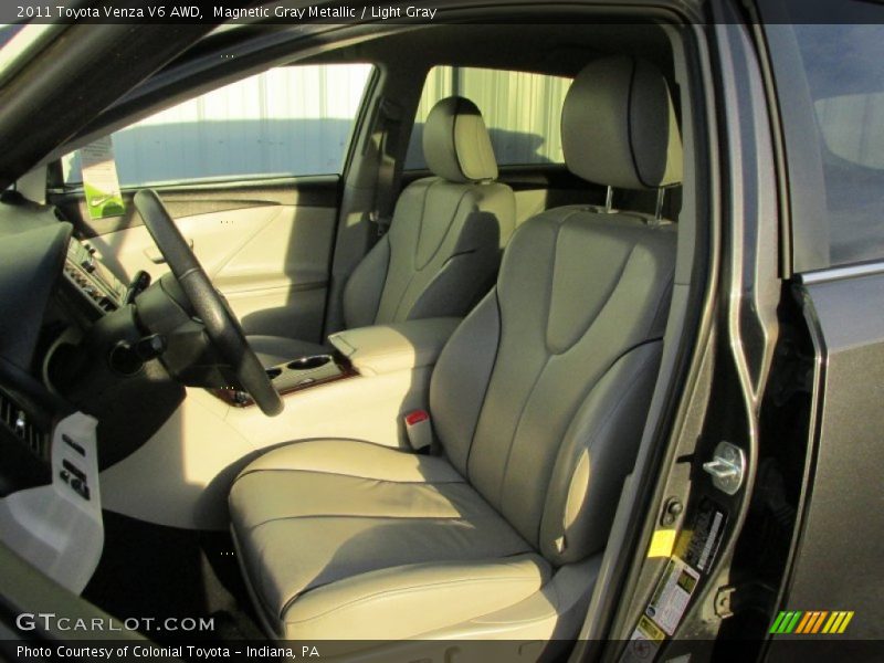 Magnetic Gray Metallic / Light Gray 2011 Toyota Venza V6 AWD