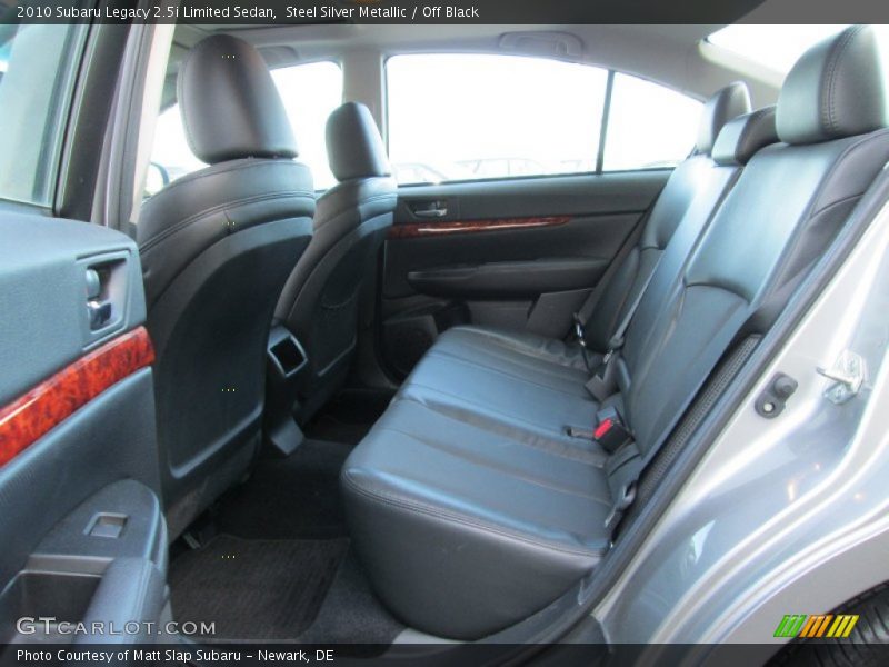 Steel Silver Metallic / Off Black 2010 Subaru Legacy 2.5i Limited Sedan
