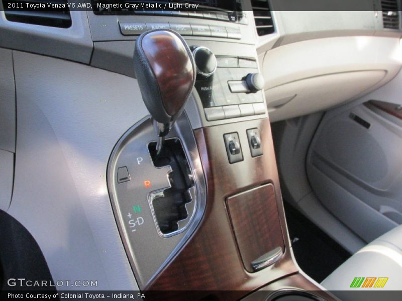Magnetic Gray Metallic / Light Gray 2011 Toyota Venza V6 AWD