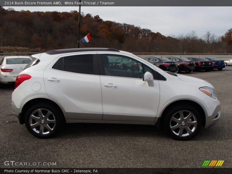  2014 Encore Premium AWD White Pearl Tricoat