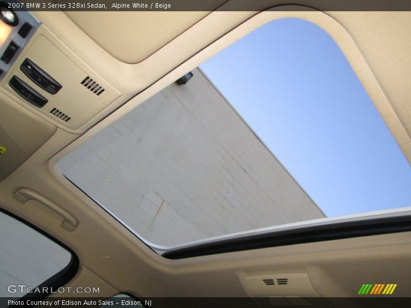 Alpine White / Beige 2007 BMW 3 Series 328xi Sedan