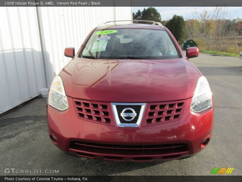 Venom Red Pearl / Black 2008 Nissan Rogue SL AWD