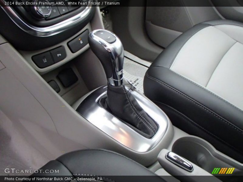 White Pearl Tricoat / Titanium 2014 Buick Encore Premium AWD
