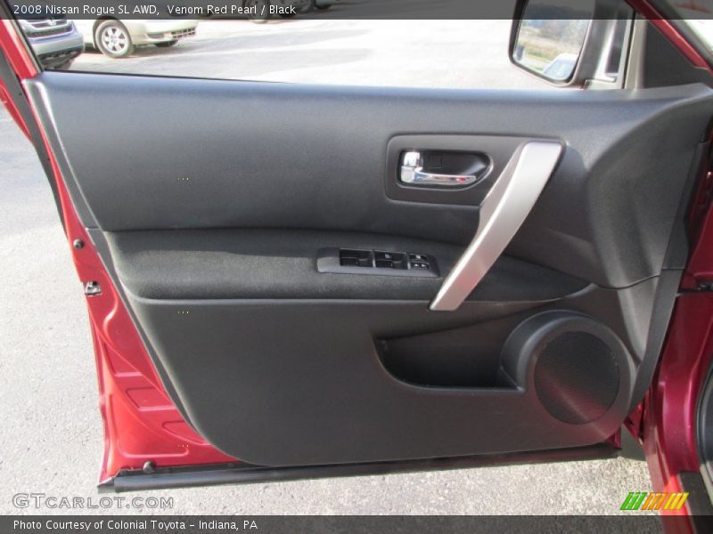 Venom Red Pearl / Black 2008 Nissan Rogue SL AWD