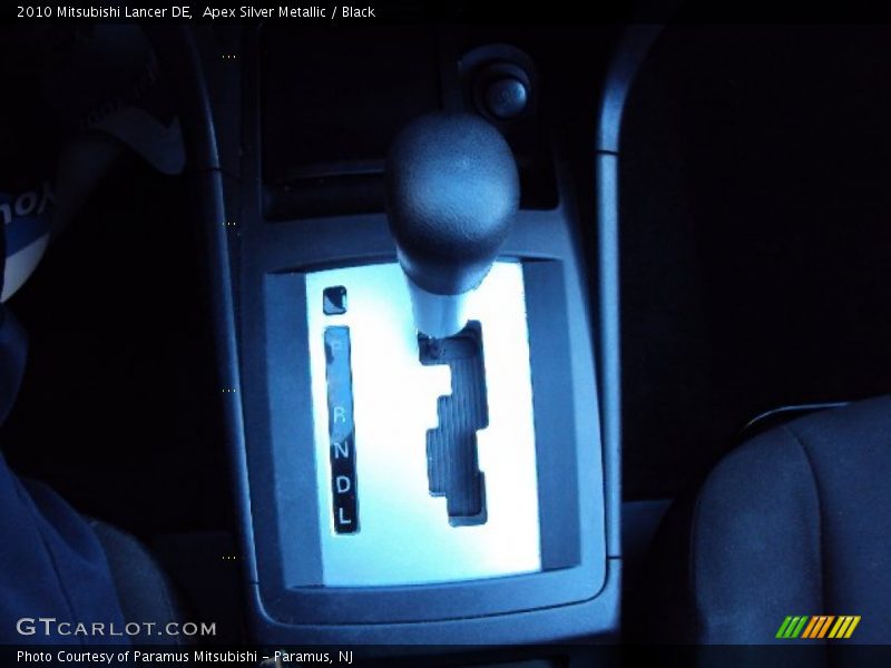 Apex Silver Metallic / Black 2010 Mitsubishi Lancer DE