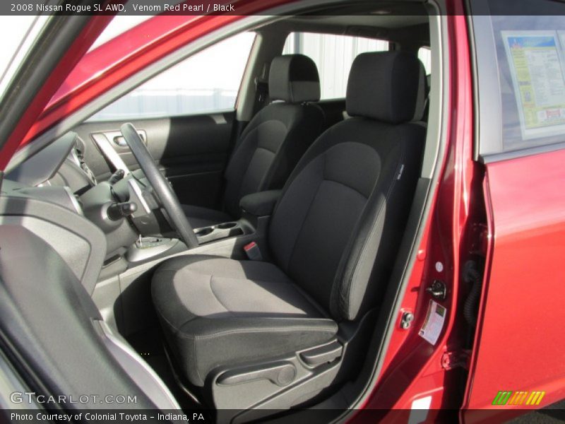 Venom Red Pearl / Black 2008 Nissan Rogue SL AWD