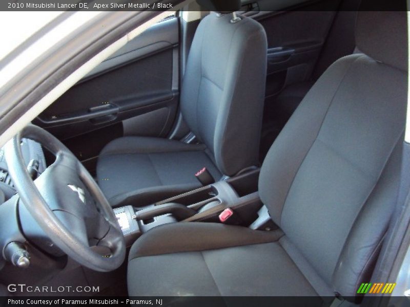 Apex Silver Metallic / Black 2010 Mitsubishi Lancer DE