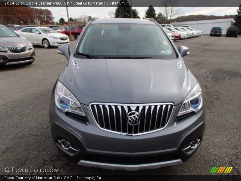  2014 Encore Leather AWD Satin Steel Gray Metallic