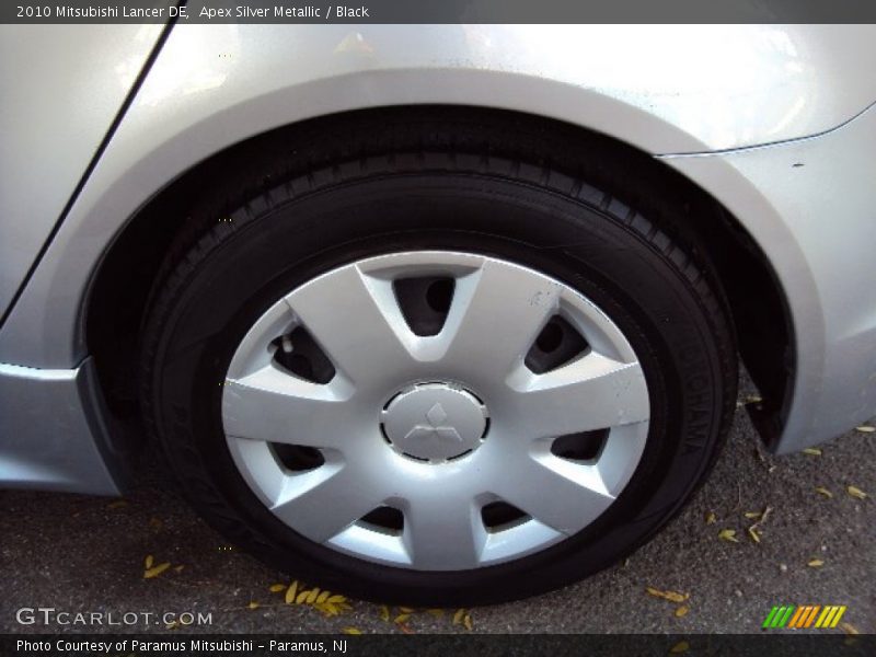 Apex Silver Metallic / Black 2010 Mitsubishi Lancer DE