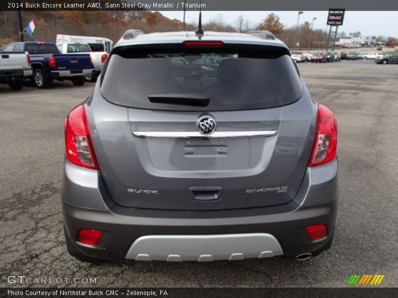 Satin Steel Gray Metallic / Titanium 2014 Buick Encore Leather AWD