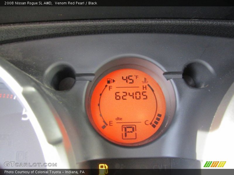 Venom Red Pearl / Black 2008 Nissan Rogue SL AWD