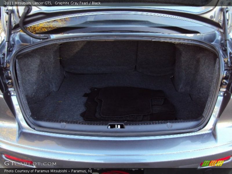 Graphite Gray Pearl / Black 2011 Mitsubishi Lancer GTS