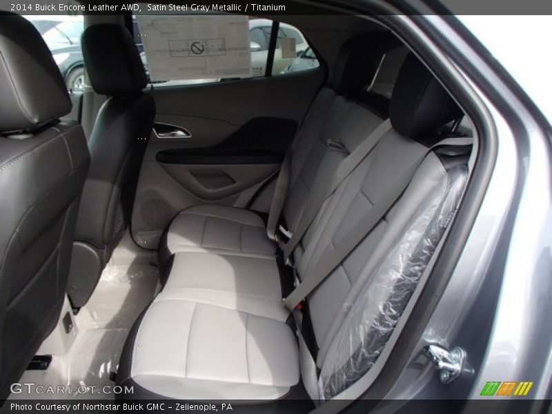 Satin Steel Gray Metallic / Titanium 2014 Buick Encore Leather AWD