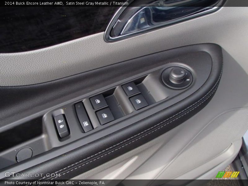 Satin Steel Gray Metallic / Titanium 2014 Buick Encore Leather AWD