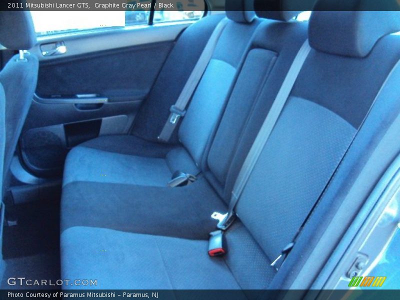 Graphite Gray Pearl / Black 2011 Mitsubishi Lancer GTS
