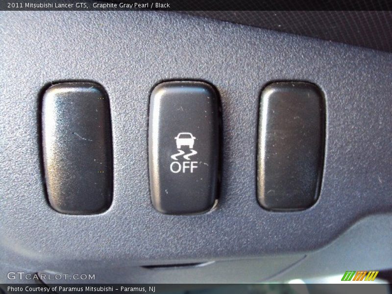 Graphite Gray Pearl / Black 2011 Mitsubishi Lancer GTS