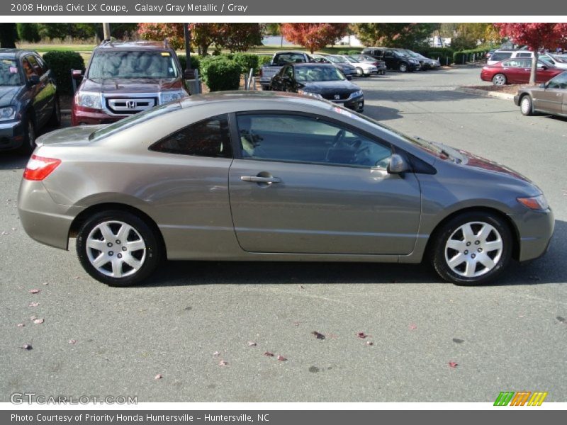Galaxy Gray Metallic / Gray 2008 Honda Civic LX Coupe