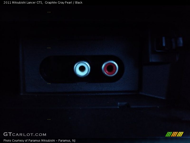 Graphite Gray Pearl / Black 2011 Mitsubishi Lancer GTS