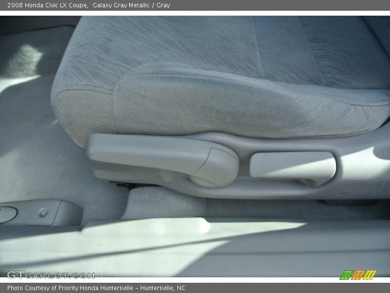 Galaxy Gray Metallic / Gray 2008 Honda Civic LX Coupe
