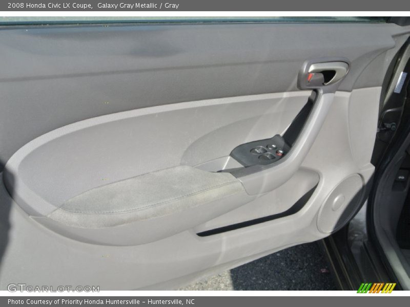 Galaxy Gray Metallic / Gray 2008 Honda Civic LX Coupe