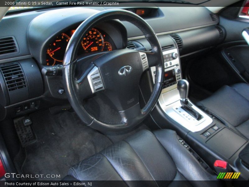 Garnet Fire Red Metallic / Graphite 2006 Infiniti G 35 x Sedan