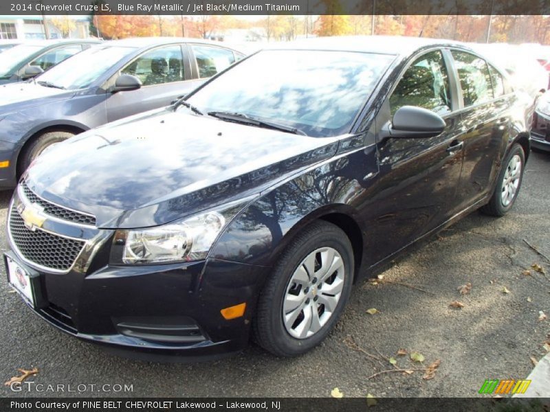 Blue Ray Metallic / Jet Black/Medium Titanium 2014 Chevrolet Cruze LS