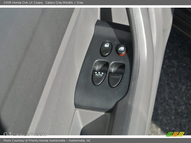 Galaxy Gray Metallic / Gray 2008 Honda Civic LX Coupe