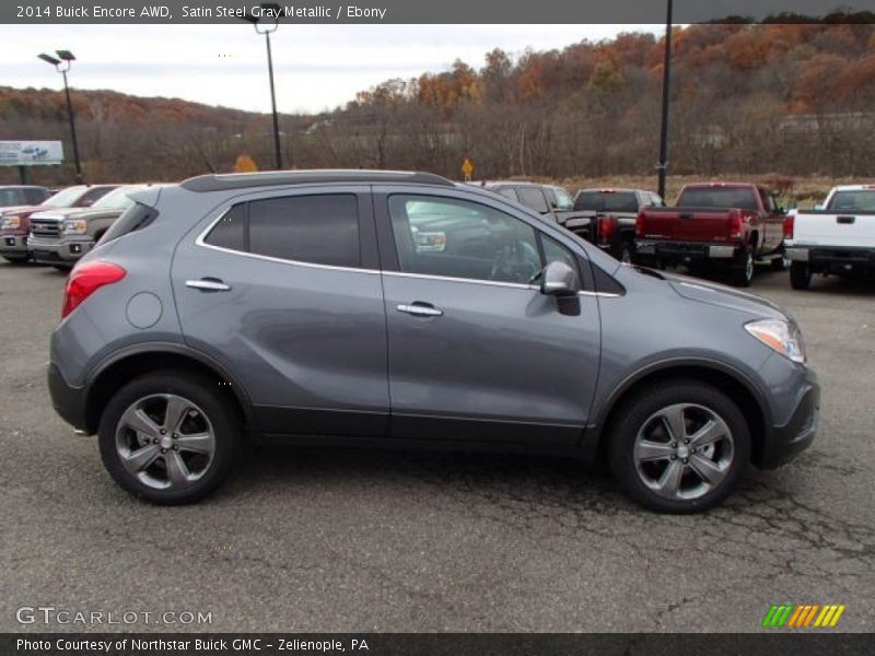 Satin Steel Gray Metallic / Ebony 2014 Buick Encore AWD