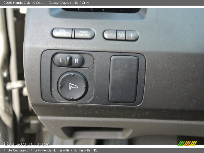 Galaxy Gray Metallic / Gray 2008 Honda Civic LX Coupe