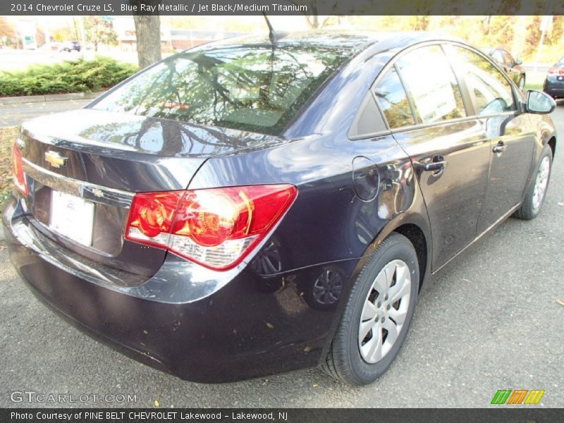 Blue Ray Metallic / Jet Black/Medium Titanium 2014 Chevrolet Cruze LS